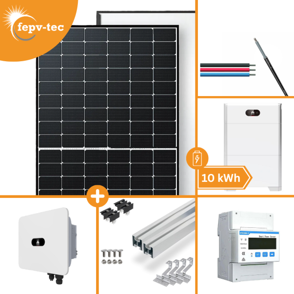 Komplettset 10,8 kWp inkl. Speicher